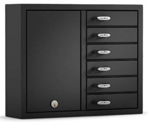 Keybox 9006 E-RF, Utbyggnadsskåp rostfritt