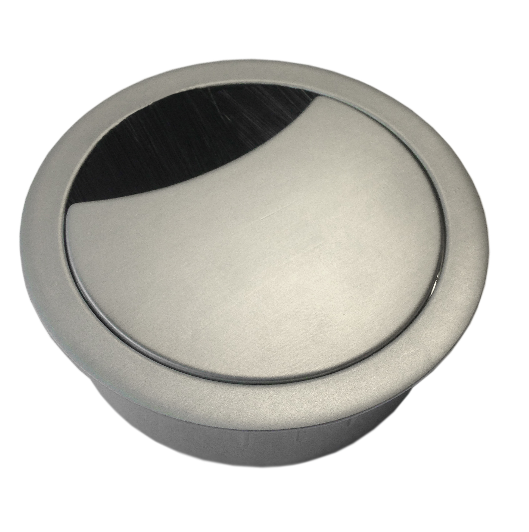 Mattkromad metall 60 mm