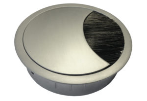 Mattkromad metall 80 mm